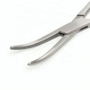 Spencer Wells Veterinary 23cm Curvo Acero inoxidable Hemostático Horizontal Jaws Fórceps Top Craftsmanship Manual Artery Forceps - Product Image 6