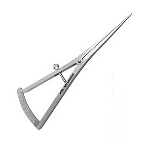 Calibre Droit de 7 Pouces pour Cartographie Osseuse, Instrument de Mesure de Précision 0-40mm, Échelle de Mesure en Acier Inoxydable de Qualité Allemande, Orthopédique - Product Image 3