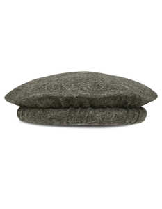 Gorro Chitrali de mezcla de lana lisa color carbón, estilo Pakol tradicional pakistaní, suave, cálido y cómodo. - Product Image 3