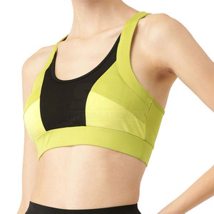 Soutien-gorge de sport pour femme tendance, le plus vendu, à maintien élevé, séchage rapide, col rond, respirant, léger, pour fitness et entraînement, disponible en ligne - Product Image 1