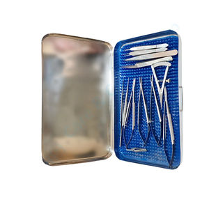 Juego de Instrumentos de Microcirugía de Acero Inoxidable, Portaagujas y Tijeras Microquirúrgicas Manuales Reutilizables para Uso Hospitalario - Product Image 6