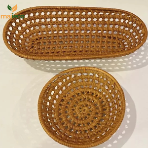 Cuenco de ratán ovalado Vintage Maieco hecho a mano, artesanía de mimbre Natural duradera ecológica, tamaño personalizado para cocina, decoración del hogar, el mejor - Product Image 4