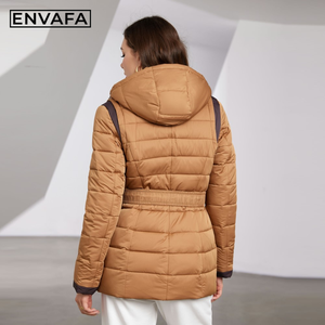 Veste d'hiver courte tendance pour femme, gilet à manches amovibles, ensemble deux pièces chaud et coupe-vent, manteau de mode, parka pour femme, vente en gros - Product Image 2