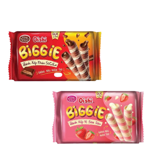 Rouleau de gaufrettes au chocolat Oishi Biggie 120g, croustillant, prix compétitif, vente en gros, exportation - Product Image 4