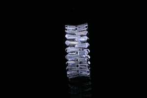 แหวนแต่งงานแบบหลายแถวทันสมัย ทองคำขาว 10K 14K 18K ประดับเพชรทรงบาแกตต์ขนาด 6.95 กะรัต ผลิตในห้องปฏิบัติการ รับรองโดย IGI - Product Image 4