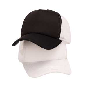 Wholesale 5 Panel Cotton Mesh Trucker Hat Custom Logo Printed Hip Hop Baseball Sports Cap Y2K Style for Beach Wear - Product Image 6