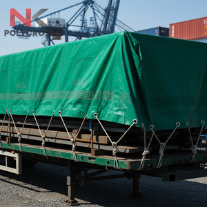 Lona Impermeable, Resistente al Viento y al Polvo para Remolque, con Borde Reforzado de PVC y Ojales de Aluminio - Product Image 6