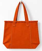 Sac fourre-tout en jean rouge avec franges, sac à bandoulière grande capacité, sac de shopping décontracté pour femmes