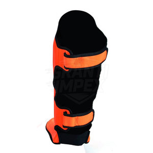 Protège-tibias de boxe haut de gamme, personnalisés, en cuir souple et respirant, protection professionnelle légère pour hommes et femmes - Product Image 4
