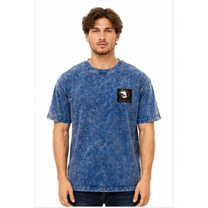 Camiseta de Manga Larga con Cuello Redondo para Hombre, Estilo Vintage, Lavado Ácido, 100% Algodón, Logotipo Personalizado, Alta Calidad - Product Image 1