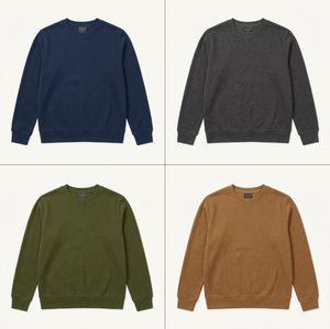 Sweat-shirt oversize à col rond pour femme, pull décontracté en molleton, avec logo personnalisé imprimé ou brodé, en coton épais, tendance - Product Image 5