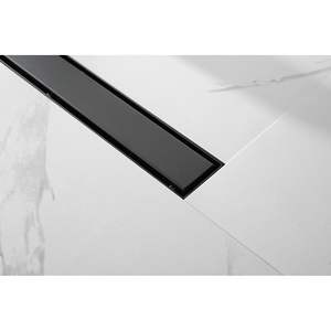 Desagüe de Ducha Lineal de 36 Pulgadas con Cubierta Extraíble, Acero Inoxidable 304, Incluye Filtro para Cabello, Patas Niveladoras y Brida - Product Image 6