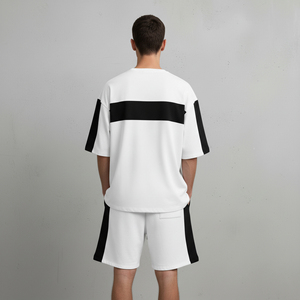 Conjunto Deportivo de Verano para Hombre, Transpirable, de Secado Rápido, Camiseta y Pantalones Cortos a Juego, Cómodo Conjunto con Lavado Ácido, Ideal para Correr y Gimnasio - Product Image 5