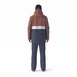 Chaqueta de Esquí para Hombre Hawk Eye con Bloques de Color, Capucha, Impermeable, Gore-Tex, Aislamiento Sintético, Ropa de Invierno para Exteriores - Product Image 6