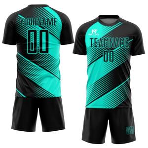 Ropa Deportiva Cómoda, Uniforme de Fútbol para Hombre, 100% Poliéster, Uniforme de Fútbol Personalizado para Hombre - Product Image 4