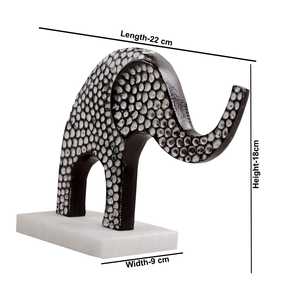 High Quality Jaffs Exports JE2069 Modern <b>Elephant</b> Aluminium Sculpture Handmade Eco-Friendly Art Figurine Tabletop <b>Decor</b> Living - Product Image 2