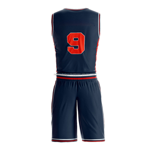 Ensemble d'uniformes de basketball réversibles personnalisés pour hommes, maillot et short sublimés double face, tenues de sport d'équipe, kits d'entraînement, grandes tailles - Product Image 6