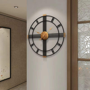 Moderno y Elegante Reloj de Pared Colgante de Hierro con Diseño Elegante para Bodas, Aniversarios, Decoración del Hogar, Regalo para Ocasiones Especiales - Product Image 3