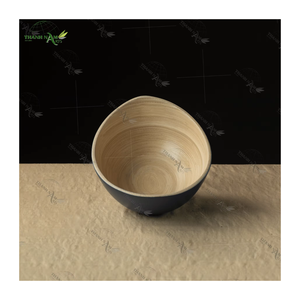 Bol de service jetable en bambou écologique personnalisé OEM pour salades et fruits, léger et durable, nouvelle arrivée, ustensiles de cuisine, fournisseur Vietnamien - Product Image 6