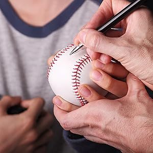 כדור בייסבול איכותי מעור בהתאמה אישית לילדים עם ריבאונד נמוך - Product Image 3