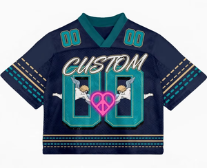 Camiseta de Fútbol Americano Retro de Malla Personalizada de Alta Calidad 2026, Estilo Oversize, Corta, Holgada, Tallas Grandes, Ropa Urbana de Verano - Product Image 6