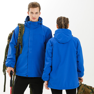 Custom Logo OEM Service Winter Men's Outdoor Waterproof Windbreaker Canvas Nylon Stand Collar Front Logo High Quality - Product Image 4