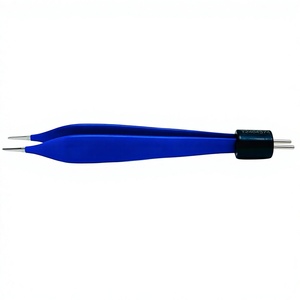 Forceps bipolaires Adson, manche dentelé, isolés, pointe de 1,5 mm, longueur totale 4-3/4" (121 mm) - Product Image 3