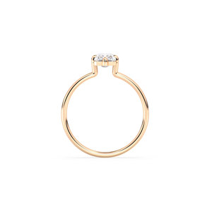 Anillo Solitario REYES de Plata de Ley 925 con Moissanita Certificada GRA para Mujer, Joyería Sostenible para Bodas y Fiestas de Lujo - Product Image 6