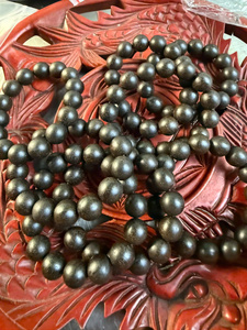 Pulsera Clásica Unisex de Cuentas de Madera Negra de 8mm-18mm, Accesorio de Meditación - Product Image 6