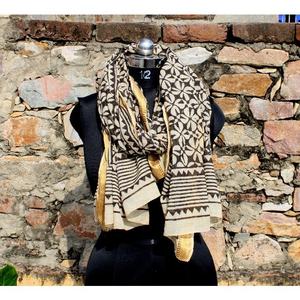 Sarongs de playa de algodón para mujer, bufanda de cuerpo completo con estampado de bloque de mano indio, regalo de verano para ella - Product Image 1