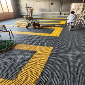 New Model Garage Floor Tiles Interlocking <b>Plastic</b> Garage Floor Car Wash Grille - Product Image 4