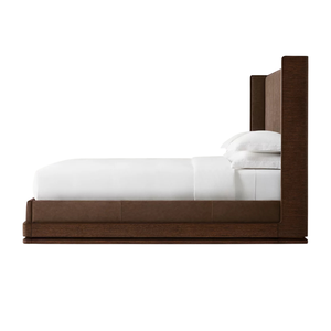 Cama de Hotel Moderna y Lujosa con Estructura Tapizada de Madera Sólida, Tamaño King, Muebles de Dormitorio Personalizados para Hotel, Apartamento, Villa - Product Image 3