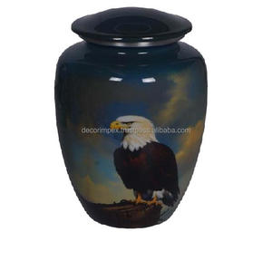 Urna de cremación de Metal con acabado de buena calidad para adultos para cenizas humanas, urna decorativa para cenizas de metal, urna funeraria para adultos - Product Image 6