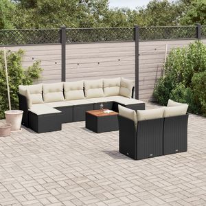 Black Garden <b>Sofa</b> <b>Set</b> - Product Image 1