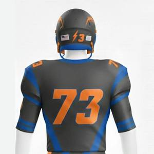 Ensemble de maillot de football américain unisexe, impression numérique 73, tissu respirant, manches courtes ajustées, pantalon à taille élastique, personnalisable - Product Image 2