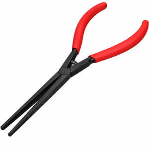 คีมปากแบนยาวพร้อมสปริงสำหรับงานประดิษฐ์เครื่องประดับ สแตนเลสสตีล รับผลิตตามแบบ OEM พร้อมโลโก้ ราคาขายส่งจากโรงงาน - Product Image 6