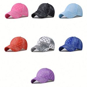 Gorra de Béisbol con Estampado Floral Paisley de Diseño, para Mujer, Nueva Colección de Verano, Venta al Por Mayor - Product Image 2