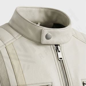 Chaqueta de Motociclista de Cuero Genuino para Hombre de la Mejor Calidad, Nueva Colección de Invierno, Chaquetas de Motocicleta con Protecciones Desmontables Personalizadas - Product Image 4