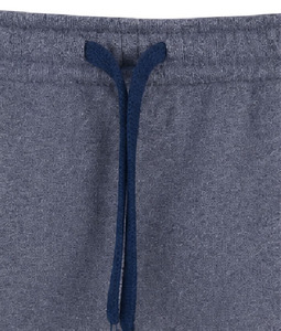 Pantalones Cortos Personalizados para Hombre en Gris Jaspeado, Pantalones Cortos Deportivos de Algodón Premium, Pantalones Cortos Casuales con Cordón para Verano, Venta al Por Mayor, Jersey de Felpa de Alta Calidad - Product Image 2