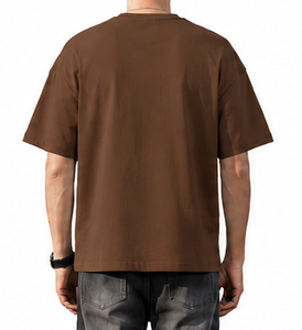 T-shirt surdimensionné personnalisé pour homme, impression de logo, 100% coton, t-shirt grande taille, t-shirts amples, t-shirt à coupe ample - Product Image 2