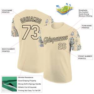 เสื้อทีมเบสบอลแบบกำหนดเองประสิทธิภาพสูง แห้งเร็ว ผลิตจากโพลีเอสเตอร์ ระบายเหงื่อได้ดี พร้อมโลโก้ส่วนตัว ขายส่งจากผู้ผลิต - Product Image 2