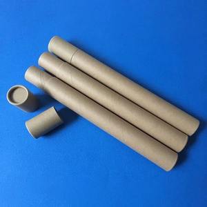 Empaque de tubo de papel personalizado para diplomas y certificados, caja cilíndrica redonda de cartón biodegradable para guardar certificados - Product Image 5