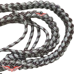 Silver <b>Braided</b> Parade Aiguillette Shoulder Aiguillette Maroon Gold Wire <b>Cord</b> Aiguillette - Product Image 4