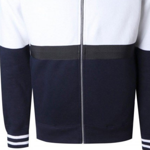 2026Custom Men's Streetwear Hoodie High Quality French Terry Cotton Faded Double-Ended Zipper Water Wash Front Logo - Product Image 4