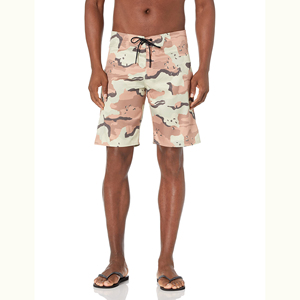 Pantalones cortos de color liso para hombre, estilo moderno, tela de secado rápido, ligeros, imprescindibles para el verano, para la playa y la piscina - Product Image 3