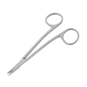 High Quality Stainless Steel <b>Curved</b> Fine Point Iris <b>Scissors</b> Micro Dissecting Dental Surgical <b>Scissors</b> Manufacturer Pakistan - Product Image 5