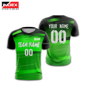 Camiseta de Fútbol INDEX para Hombre, Cuello en V, Manga Corta, Sublimada, Poliéster que Absorbe la Humedad, Ajuste Atlético para Todas las Temporadas - Product Image 5
