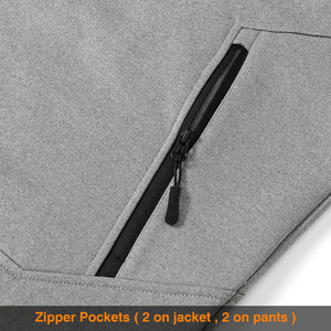 Multi Design Made Zipper Tracksuits Best Price High Durable Cotton Fleece Fabric Made Customized Low Price Men Tracksuit - Product Image 3