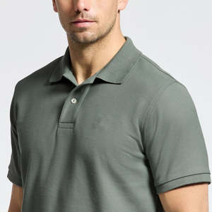 Camiseta Polo de Manga Corta para Hombre, Producto en Oferta, Color Sólido, Logotipo Personalizado Impreso, Anti-Pilling - Product Image 5