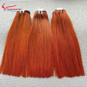 Producto caliente 12 pulgadas Extensiones de cabello humano vietnamita corto Color Hueso Trama recta Sin desprendimiento Sin enredos - Product Image 6